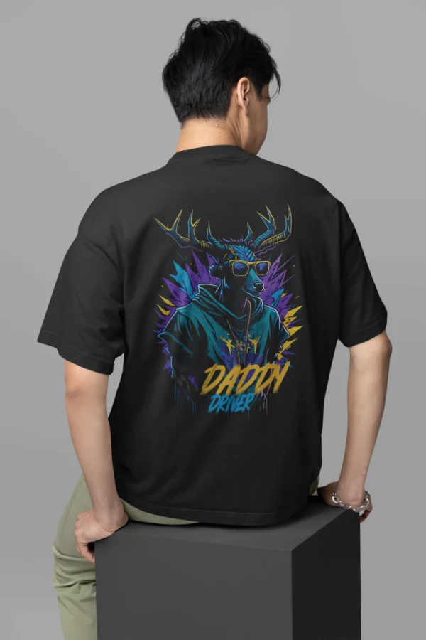 Daddy Driver: The Turbocharged Deer - Charcoal Black
