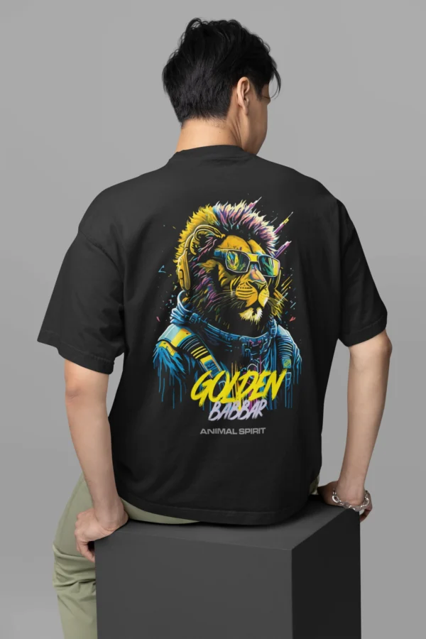 Golden Babbar: The Astronaut Lion - Charcoal Black